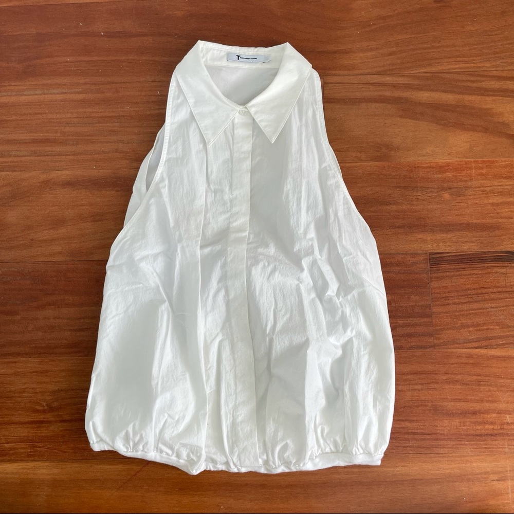 T BY ALEXANDER WANG button down bodysuit sz 4